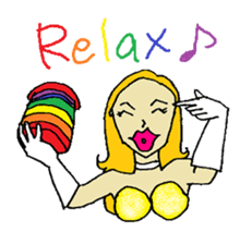 Rainbow Girl -Shinjuku2-Chome sticker #8015215