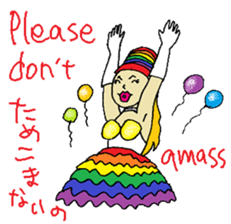 Rainbow Girl -Shinjuku2-Chome sticker #8015230
