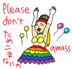 Rainbow Girl -Shinjuku2-Chome sticker #8015230