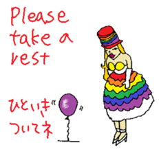 Rainbow Girl -Shinjuku2-Chome sticker #8015233