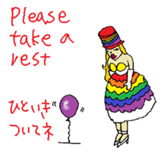 Rainbow Girl -Shinjuku2-Chome sticker #8015233