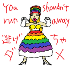 Rainbow Girl -Shinjuku2-Chome sticker #8015240