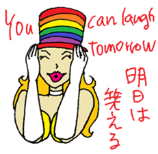 Rainbow Girl -Shinjuku2-Chome sticker #8015242