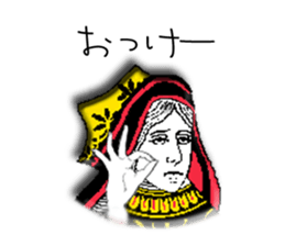 king Jack Queen. sticker #8015354