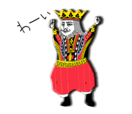 king Jack Queen. sticker #8015361