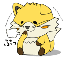 Cute Fox konkichi sticker #8015549