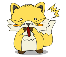 Cute Fox konkichi sticker #8015554