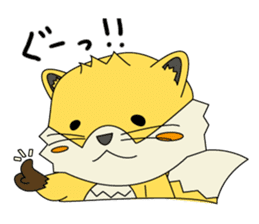 Cute Fox konkichi sticker #8015560