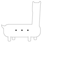 Alpaca!(Balloon Sticker ) sticker #8015675