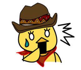 Cowboy Chick! sticker #8015838