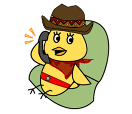 Cowboy Chick! sticker #8015839