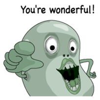 Mr.Broad beans English version sticker #8016251