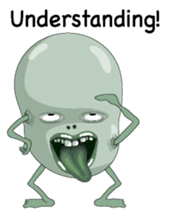 Mr.Broad beans English version sticker #8016257