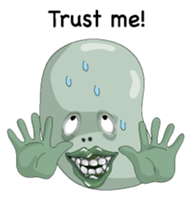 Mr.Broad beans English version sticker #8016271