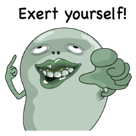 Mr.Broad beans English version sticker #8016275