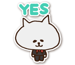 kitten Suit -Deco&Malm- sticker #8018364