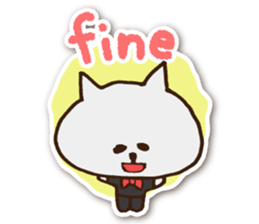 kitten Suit -Deco&Malm- sticker #8018375
