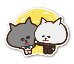 kitten Suit -Deco&Malm- sticker #8018390