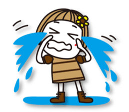 Bangs short girl vol.8 sticker #8018411