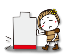 Bangs short girl vol.8 sticker #8018435