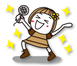 Bangs short girl vol.8 sticker #8018442