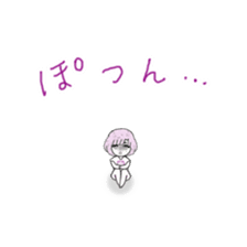 idol otaku-chan 3 -purple- sticker #8019235