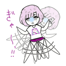 idol otaku-chan 3 -purple- sticker #8019238