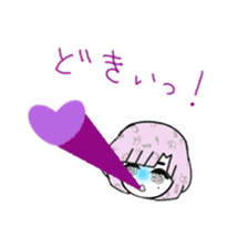 idol otaku-chan 3 -purple- sticker #8019243