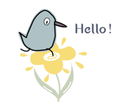 Birds in the forest 2 English ver. sticker #8019769