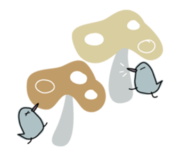 Birds in the forest 2 English ver. sticker #8019780