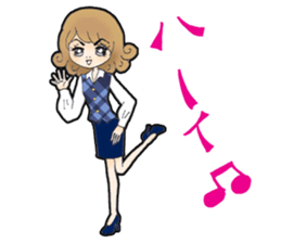 Office lady everyday sticker #8019852