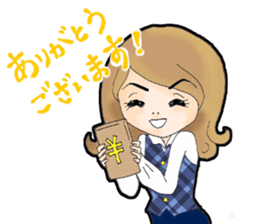 Office lady everyday sticker #8019855