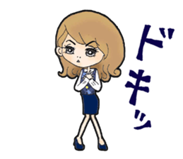 Office lady everyday sticker #8019867