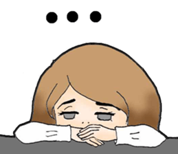 Office lady everyday sticker #8019869