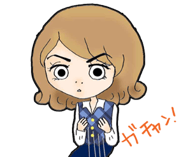 Office lady everyday sticker #8019870