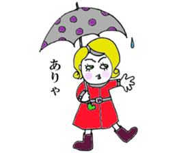 The all woman dose her best ! sticker #8020005