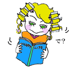 The all woman dose her best ! sticker #8020010