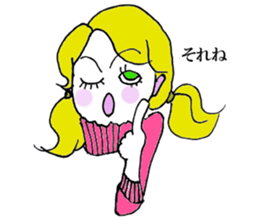 The all woman dose her best ! sticker #8020013