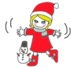 The all woman dose her best ! sticker #8020016