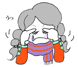 The all woman dose her best ! sticker #8020018