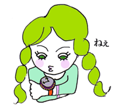 The all woman dose her best ! sticker #8020019