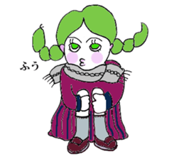 The all woman dose her best ! sticker #8020020