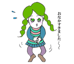 The all woman dose her best ! sticker #8020021