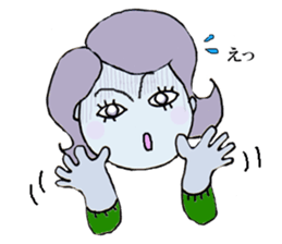 The all woman dose her best ! sticker #8020026