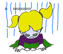 The all woman dose her best ! sticker #8020027