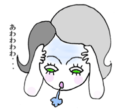 The all woman dose her best ! sticker #8020028