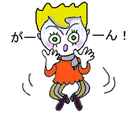 The all woman dose her best ! sticker #8020042