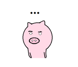 Cute pig (second egg) sticker #8020176