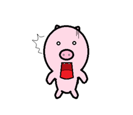 Cute pig (second egg) sticker #8020182