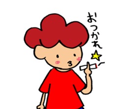 Daily conversation of cute girl sticker sticker #8021124